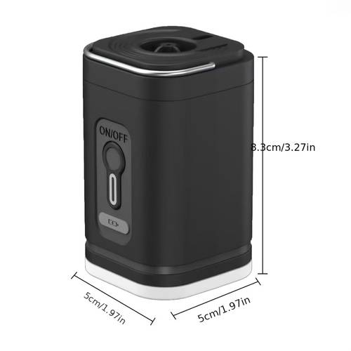 2 in 1 electric air pump inflation and deflation pump with built in rechargeable battery led emergency inflation and suction portable mini air pump for pool floats air mattresses balloons and vacuum storage bags