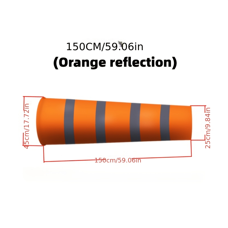 TEMU Wind Direction Bag/wind Vane For Outdoor Use, 150cm Long, Available In 4 Colors, Suitable For Gardens/lawns, Bright Colors, Imported With A