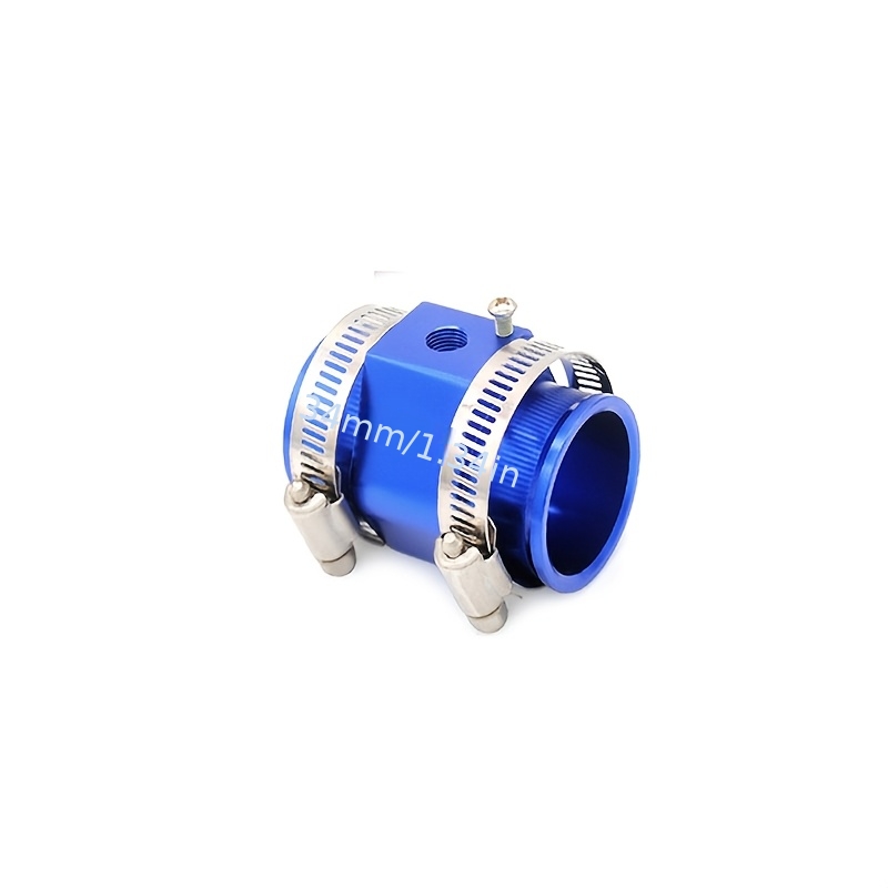 TEMU Adapter For Coolant Temperature Sensor - Aluminum Alloy Material - 3-way T-connector, Specifically Designed For Turbocharged Engines, Universal