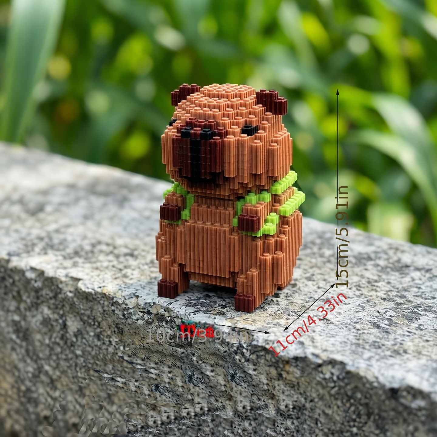 Popular Cute Turtle Capybara Building Blocks, High-difficulty Assembly Blocks, Capybara Toy, 3d Puzzle, Small Particle Creative Versatile Building Blocks