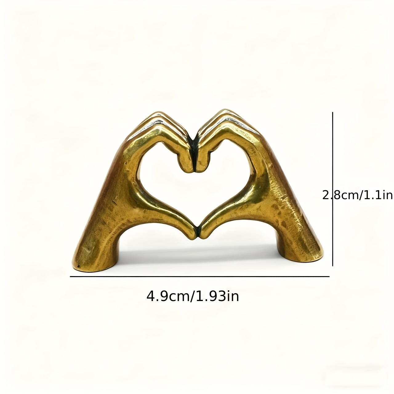 TEMU 2pcs Vintage -shaped Hand-in-hand Figurines, Meticulously To Capture , Exuding A Romantic Atmosphere. Perfect As Anniversary Gifts For Couples,