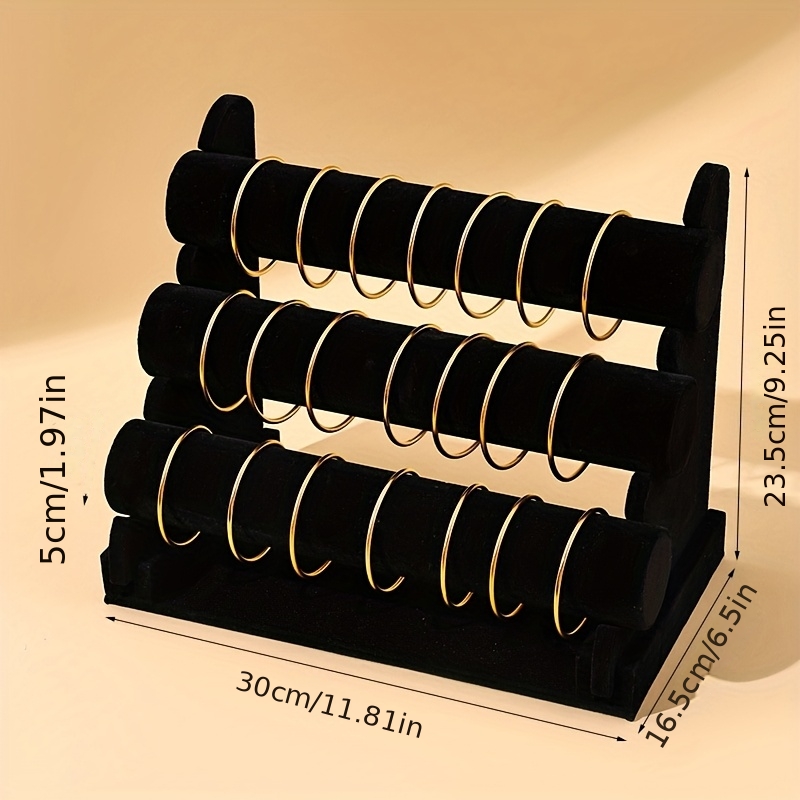 TEMU Three-layer Bracelet Display Stand, Bracelet Chain Bracket, Jewelry Hanging Storage Rack, Watch Rack, Bracelet Display Cabinet, Item Display