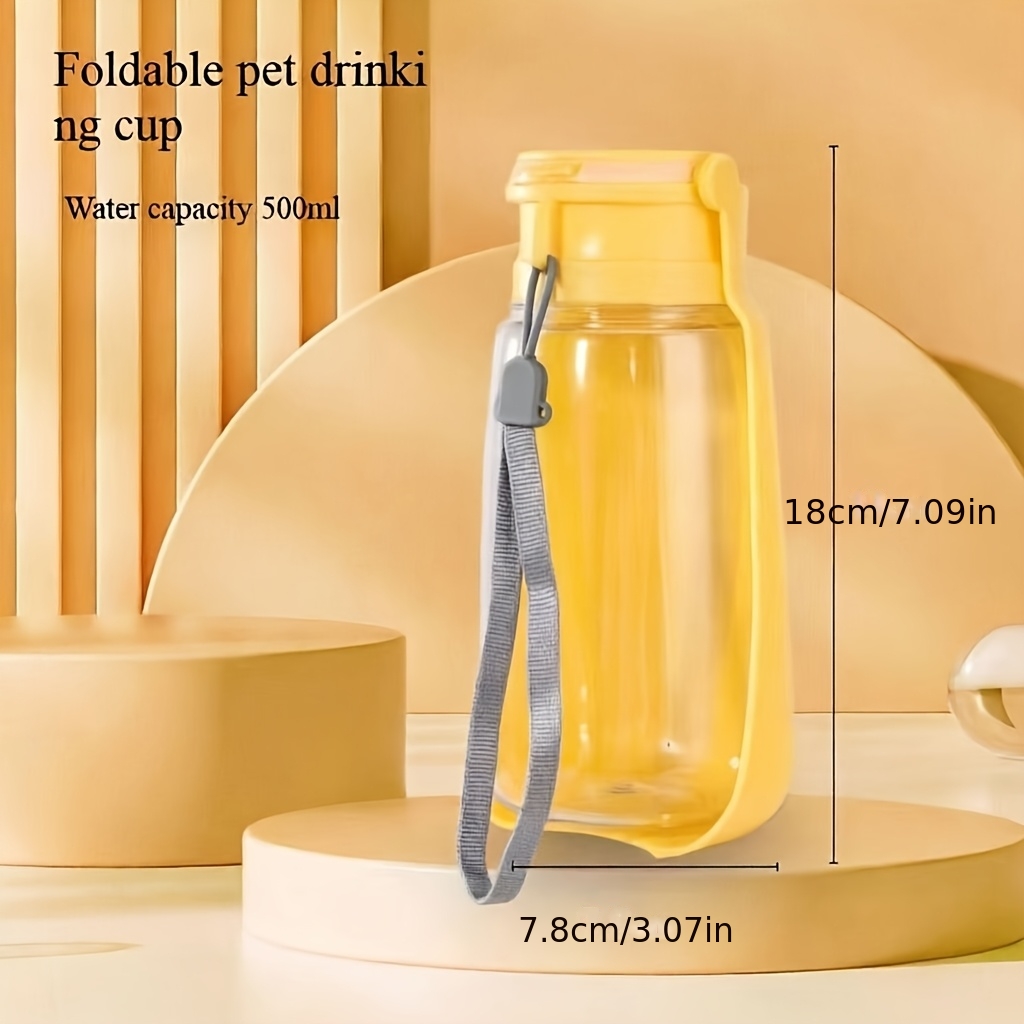 foldable pet water bottle portable dog travel cup large capacity leak proof drinking feeding bowl for outdoor   Product details 7