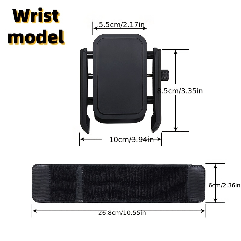 TEMU Universal Wrist Armband For 4"-7" Mobile Computers & Smartphones, Adjustable Strap With 360° Rotation