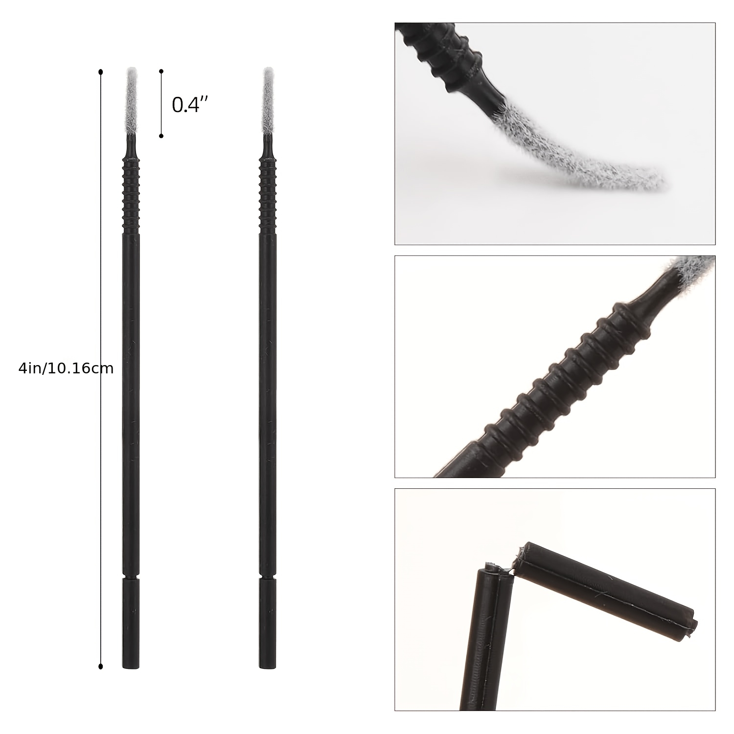 200pcs Eyelash Extension Swabs for Makeup Application