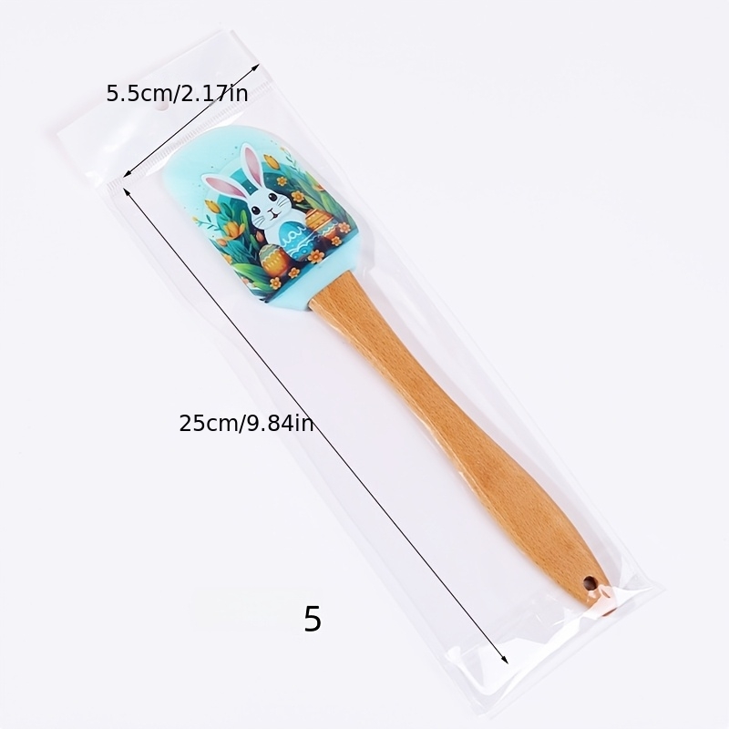 Silicone Spatulas For Easter | Multipurpose, , Heat-resistant Kitchen Tools Suitable For Cooking, Baking, Flipping | Dishwasher Safe, Ideal For Home Bakers And Easter Gifts
