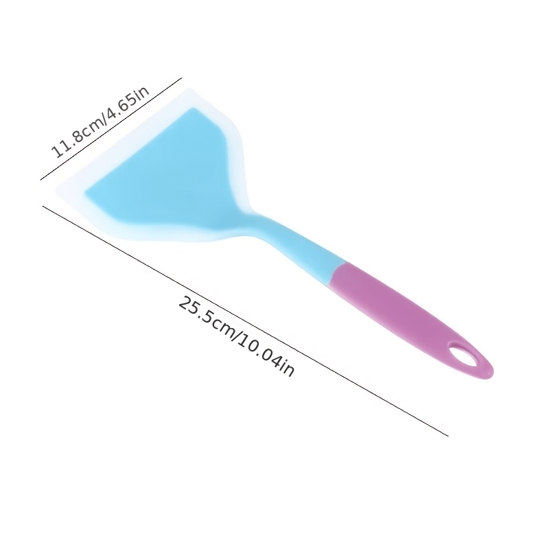 2pcs Silicone Cooking Scraper Spatula Set