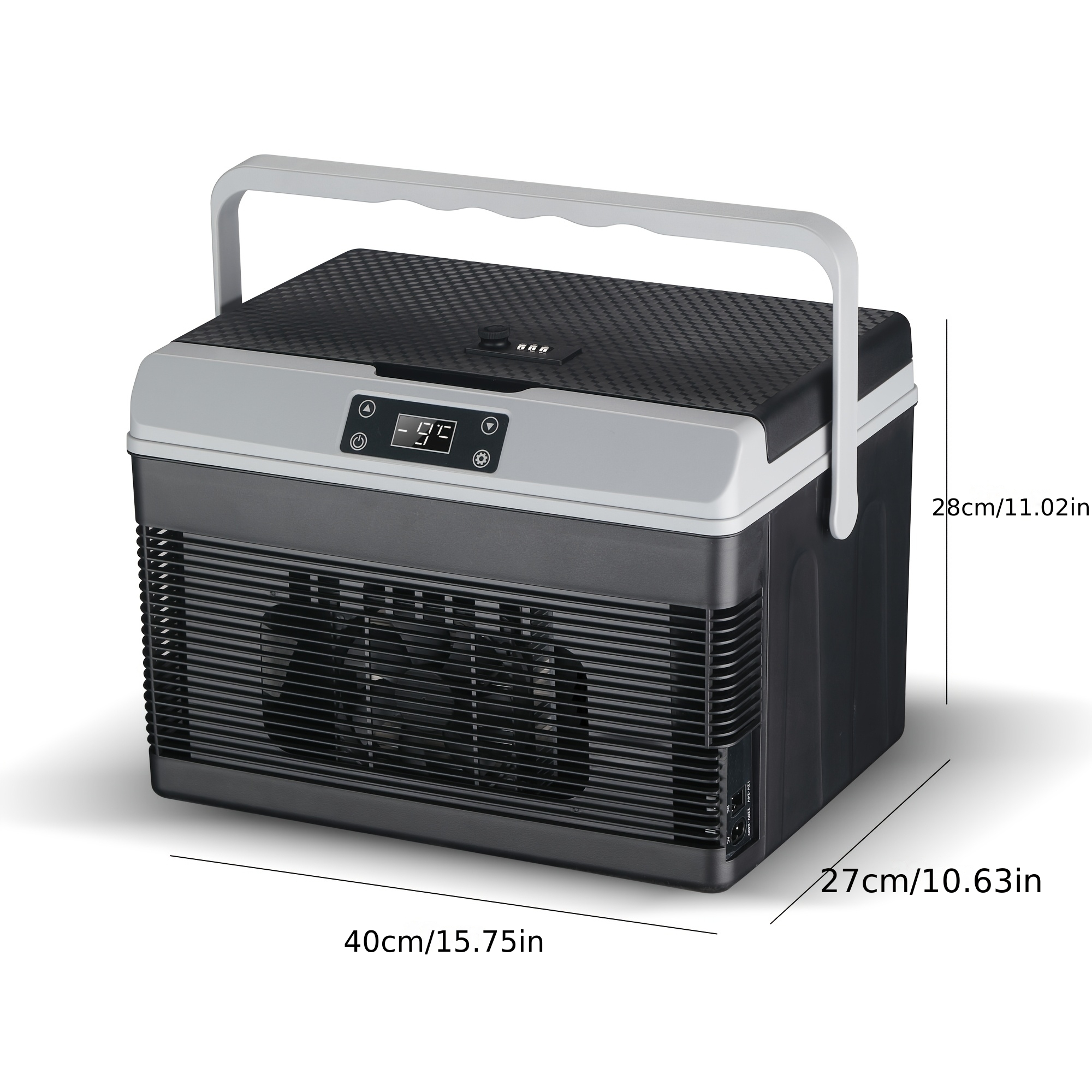 12v/24v 휴대용 차량용 냉장고 쿨러/히터, 12볼트 24볼트   전원 플러그, 저소음 미니 냉장고, 열전 쿨러 12v24v 소형 냉장고 (여행 캠핑 일상 사용), 차량, 보트에 적합