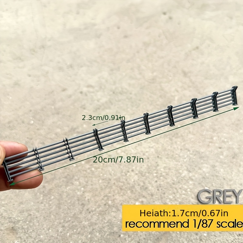 1/64-87 Scale Model Railing, Protective Net, Simulation Model Fence, Essential Material For Building Factory Fence Model Miniature Landscape