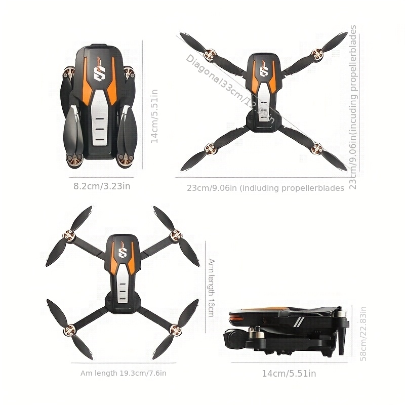 Dual-Camera LU80 Drone with Remote Controller