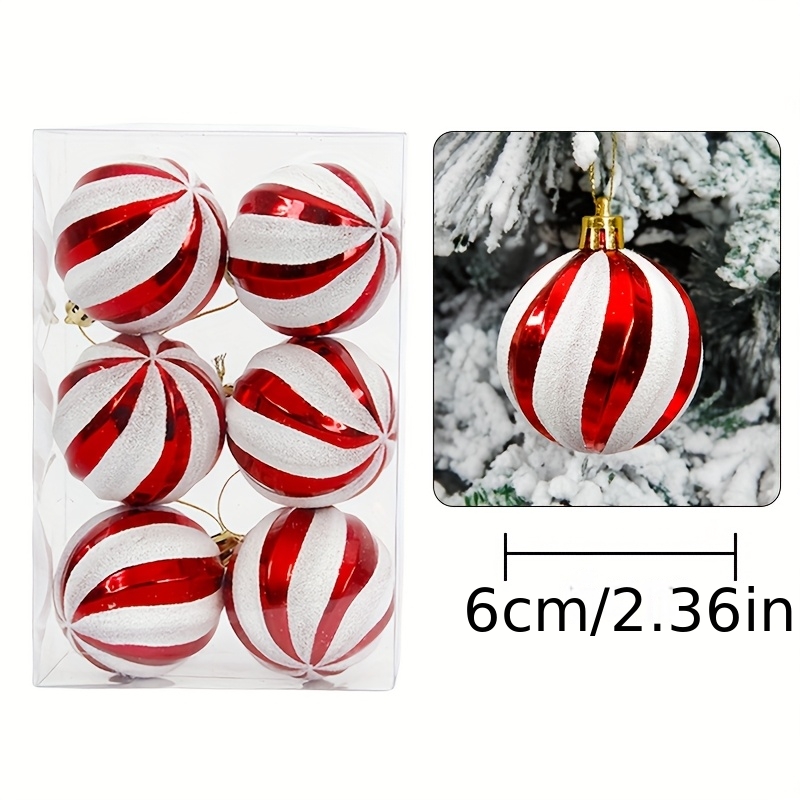 TEMU 6cm 6pcs Tree Toppers Christmas Tree Ornament Christmas Tree Decoration