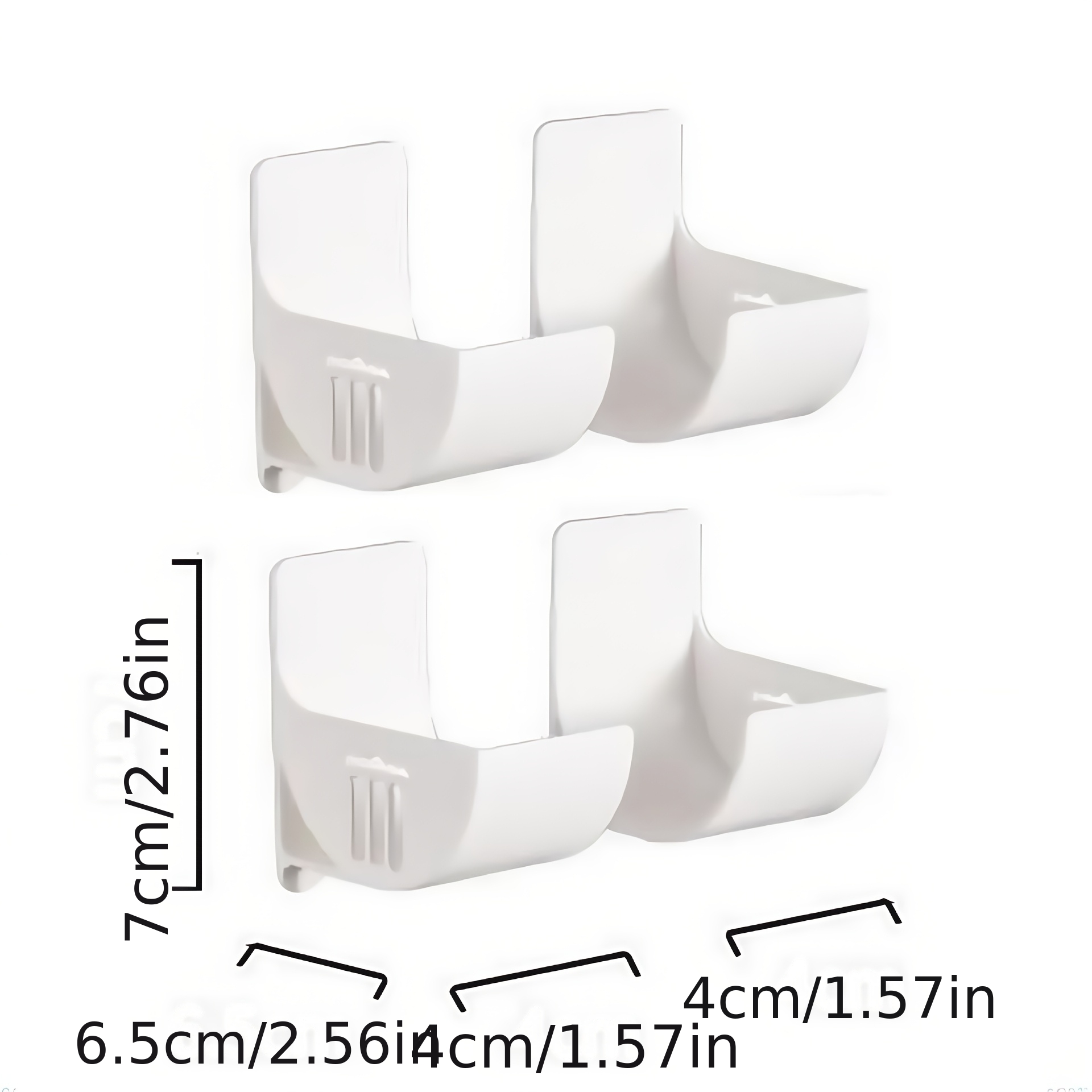 TEMU 4pcs Set Of Kitchen Trash Bag Holders, Multifunctional Door-hanging Storage Tools, Very Suitable For Kitchen Paper Towels, Trash Bags, Etc. -