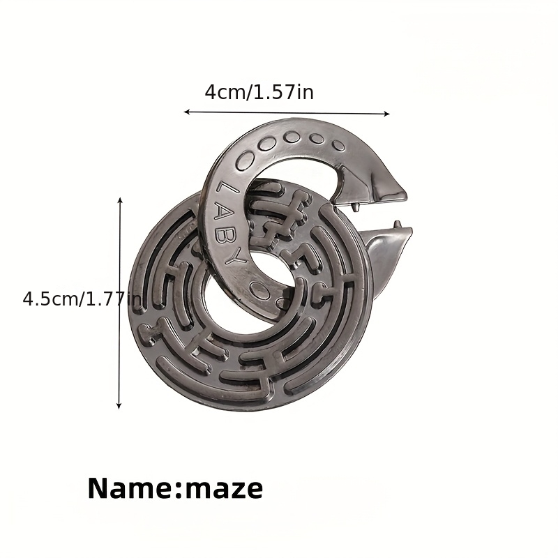 4pcs Increasing Difficulty Adult Metal Puzzle Locks