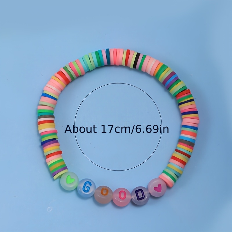 Customizable Luminous Round Bead Hand Chain Bracelet Set