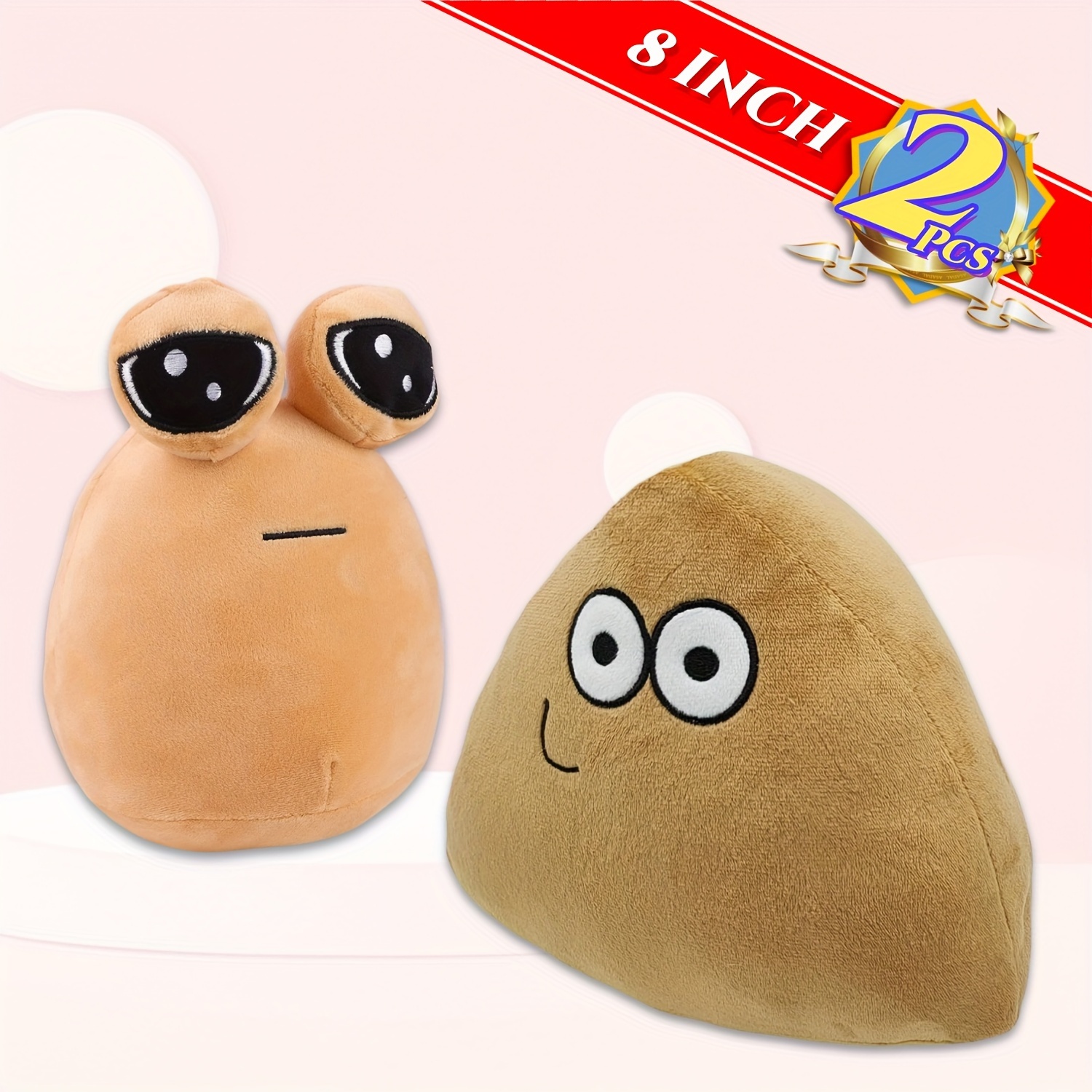 Cheap 22cm My Pet Alien Pou Plush Toy Stuffed Cartoon Game Character Plush  Doll For Fans Gifts Collection