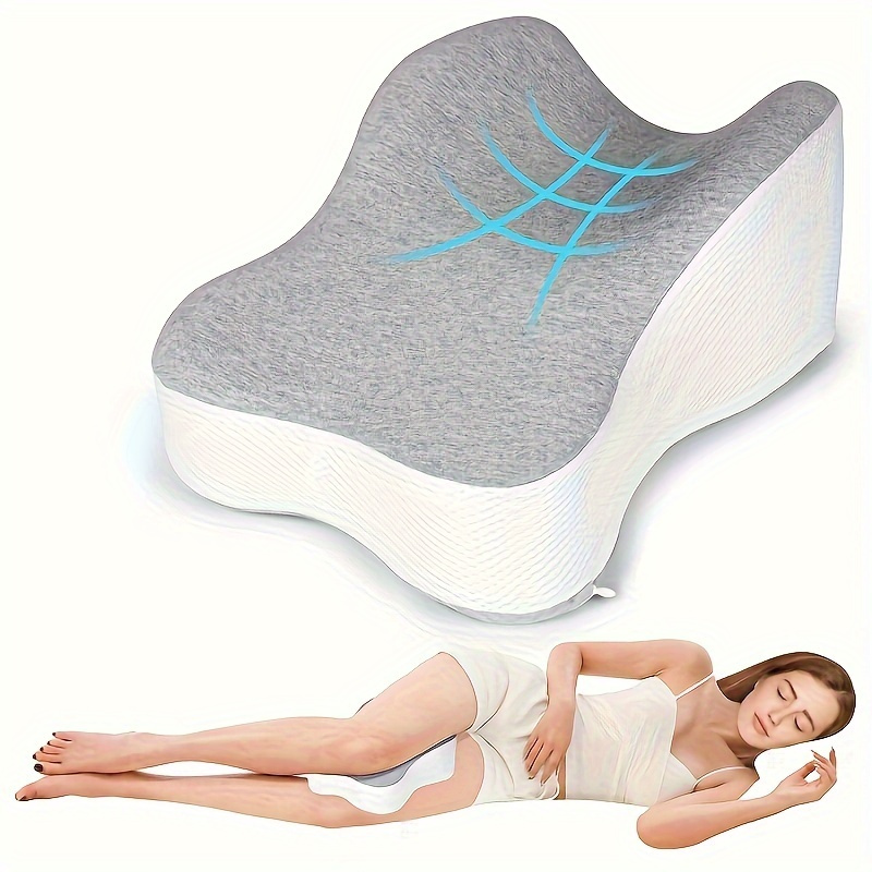 2pcs Orthopedic Memory Foam Leg Knee Pillow Sleeping Cushion for Sciatica  Relief