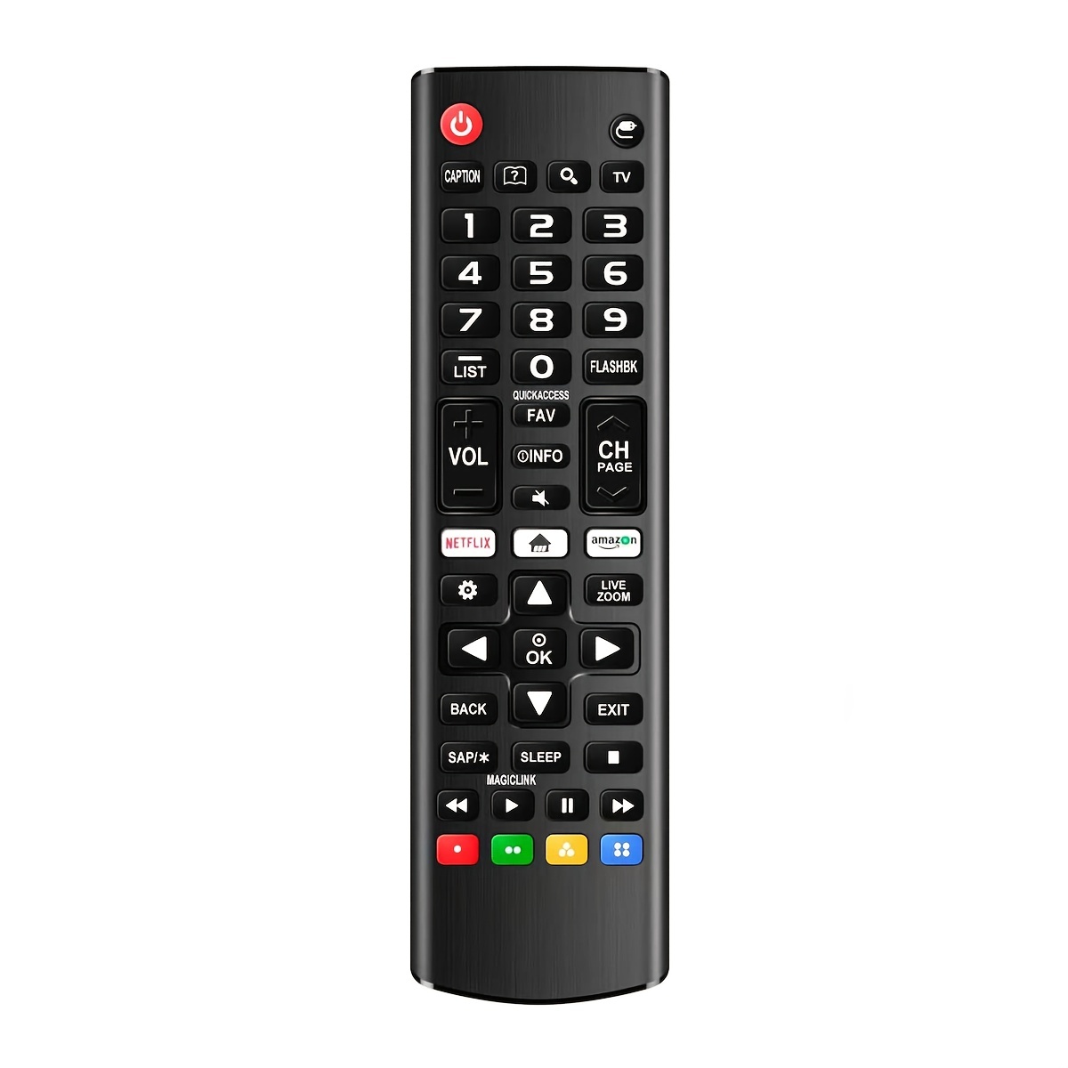 Mokeum Mando a distancia universal para LG Smart TV, LG Smart TV Magic  Remote compatible con todos los modelos de TV LG (sin función de voz y  puntero) : : Electrónica