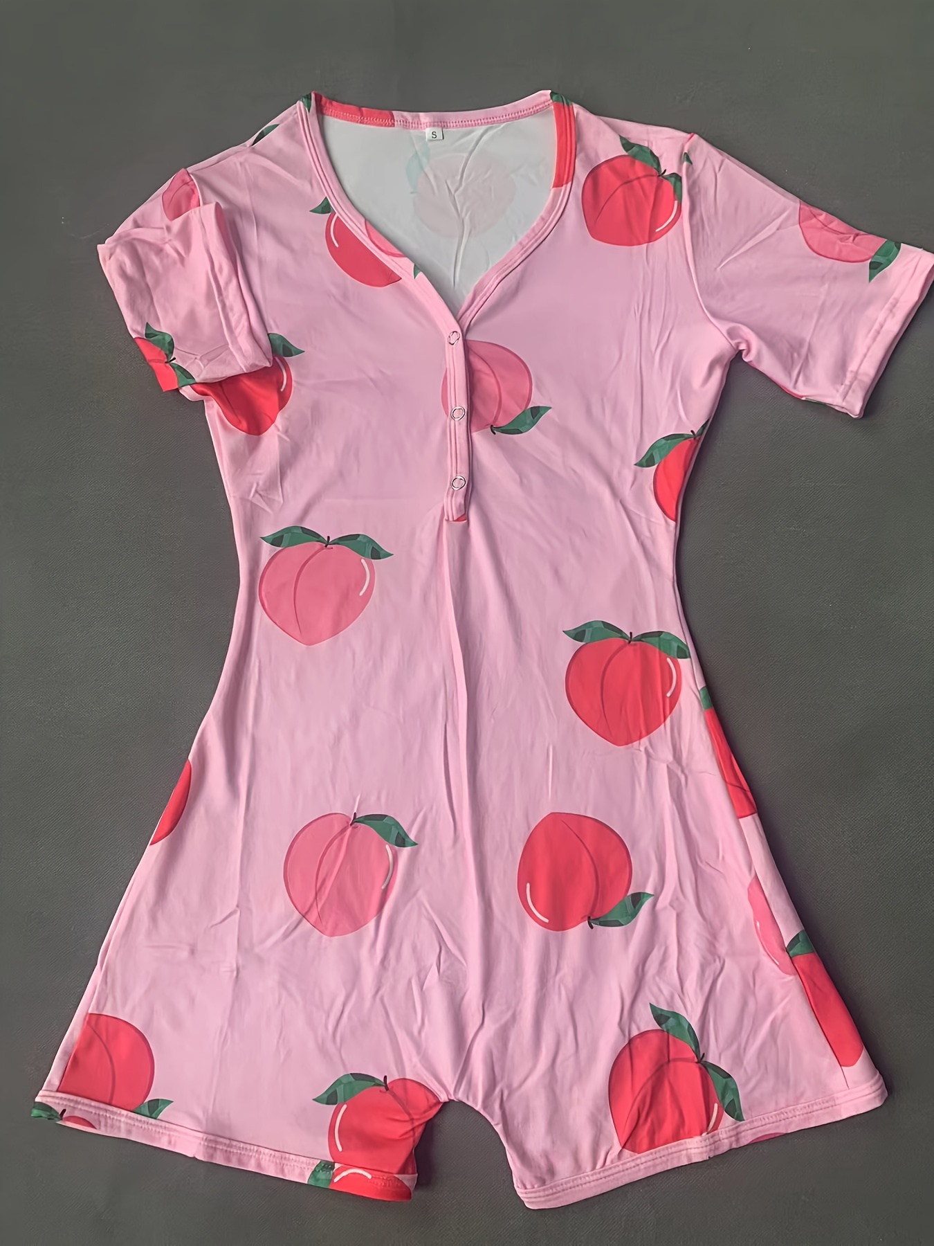 Peach 2024 playsuit pjs