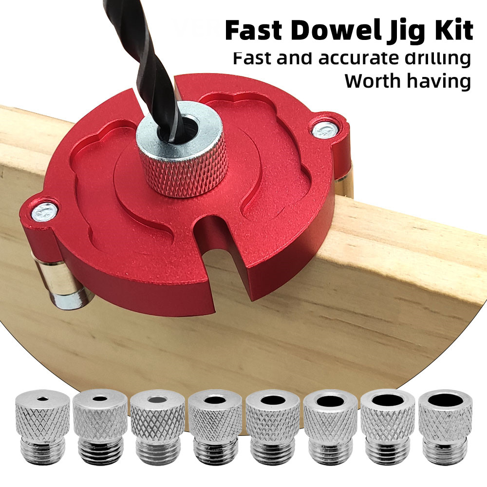 105403 Katsu Tools Self Centering Dowelling Jig Metric Dowel Wood Drill  Holes Kit: Buy Online at Best Price in UAE 