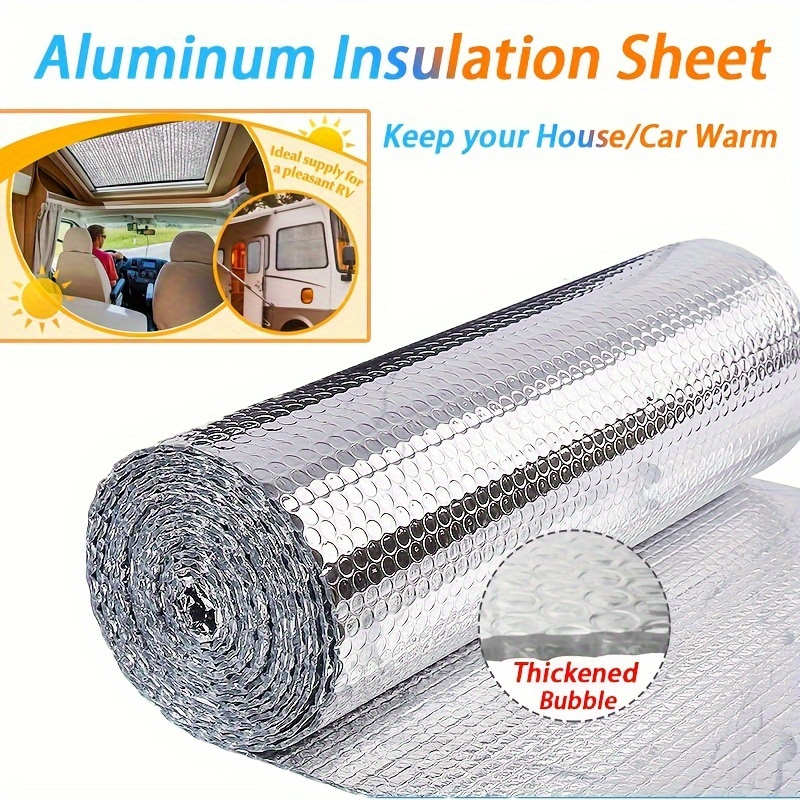 Super Large Aluminum Foil Insulation Roll Reflective Heat - Temu