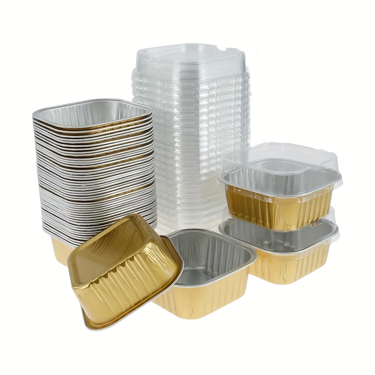 240pcs Metallic Foil Cupcake Liners - Standard Size