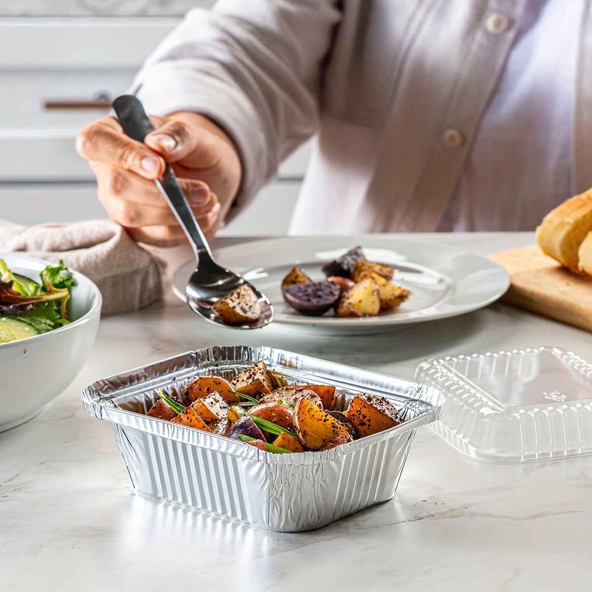 Papel de aluminio de 40 cm para tus alimentos - TuCafeteria