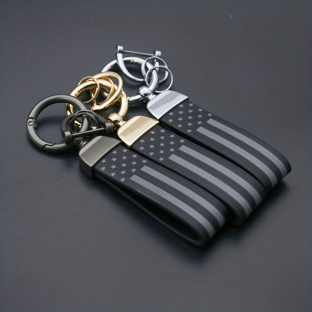 1pc Stylish and Creative Minimalist Acrylic Key Chain, Small Key Ring Car Decoration Gift for Men,Temu