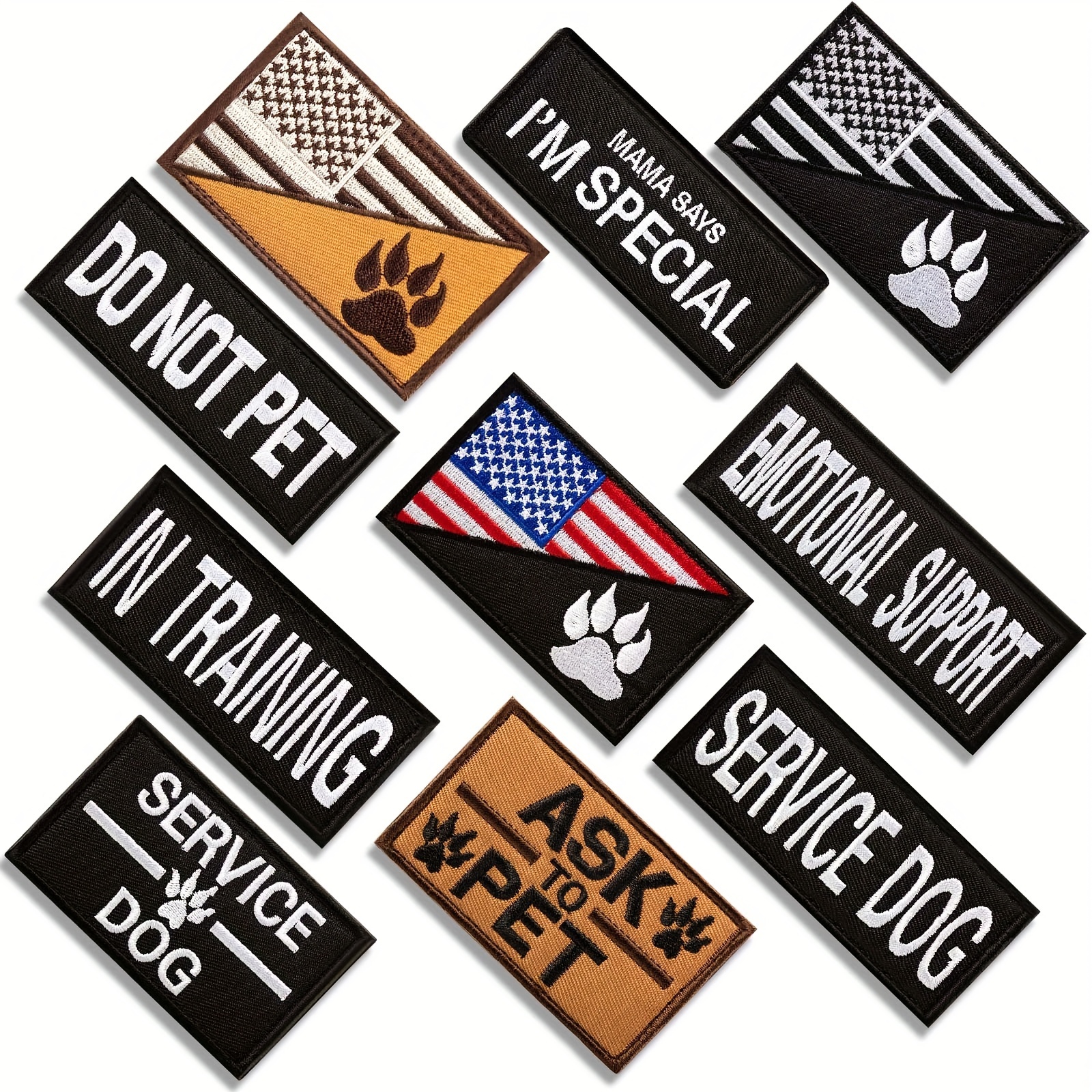 Mama Says I'm Special PVC Patch Moral Patch, Tactical Military Morale Hook  and Loop Patch, Tactical Patch Gear for Backpack, Bag, Coat, Dog Harness