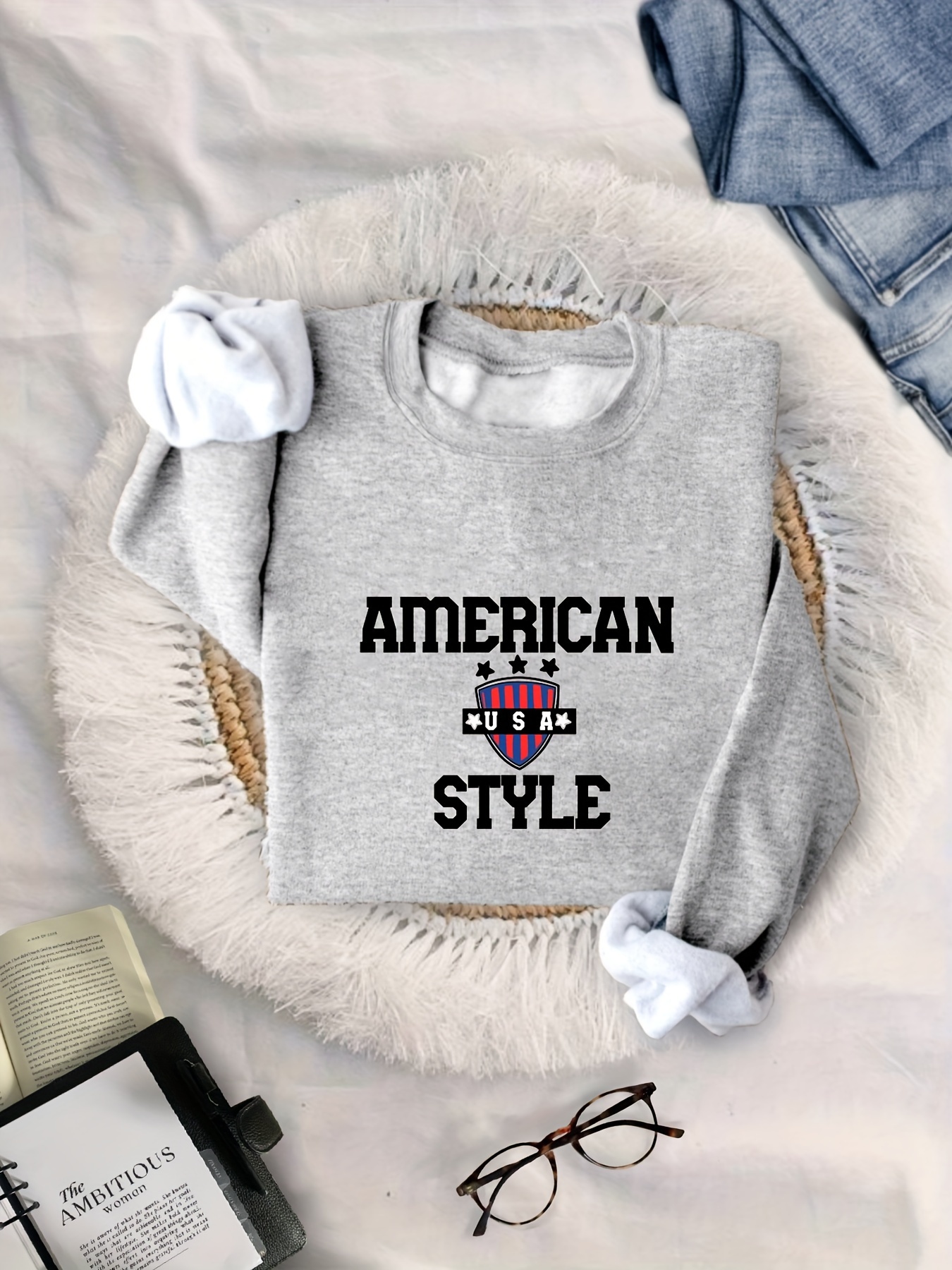 Sudadera Americana De Gran Tama o Temu Chile