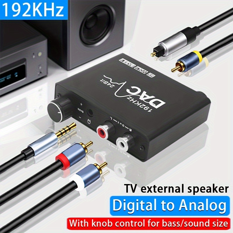 Ofertas en Conversor Audio Digital Optico A Rca Fibra Smart Tv