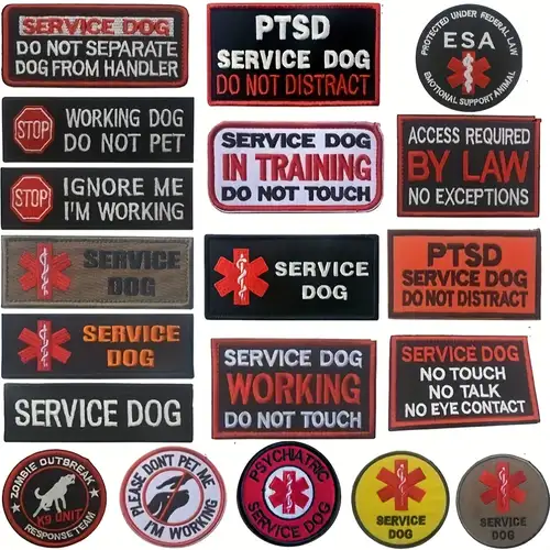 Service Dog Patch - Do Not Separate Dog From Handler Patch