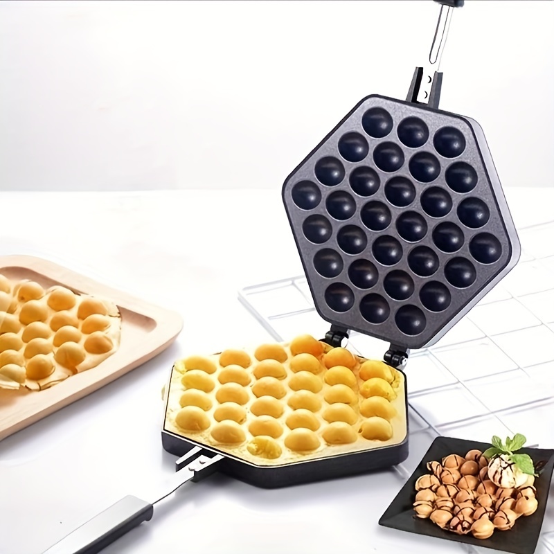 1pc, Mini Waffle Maker For Individual Waffles, Chowder, Keto Chaffles, Easy  To Clean, Non-Stick Surface, Cookware, Kitchenware, Kitchen Accessories Ki