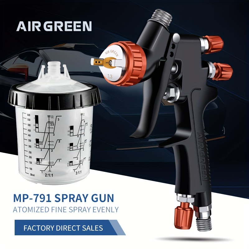 Mini pistola pulverizadora de pintura de aire: Herramientas de compresor de  aire