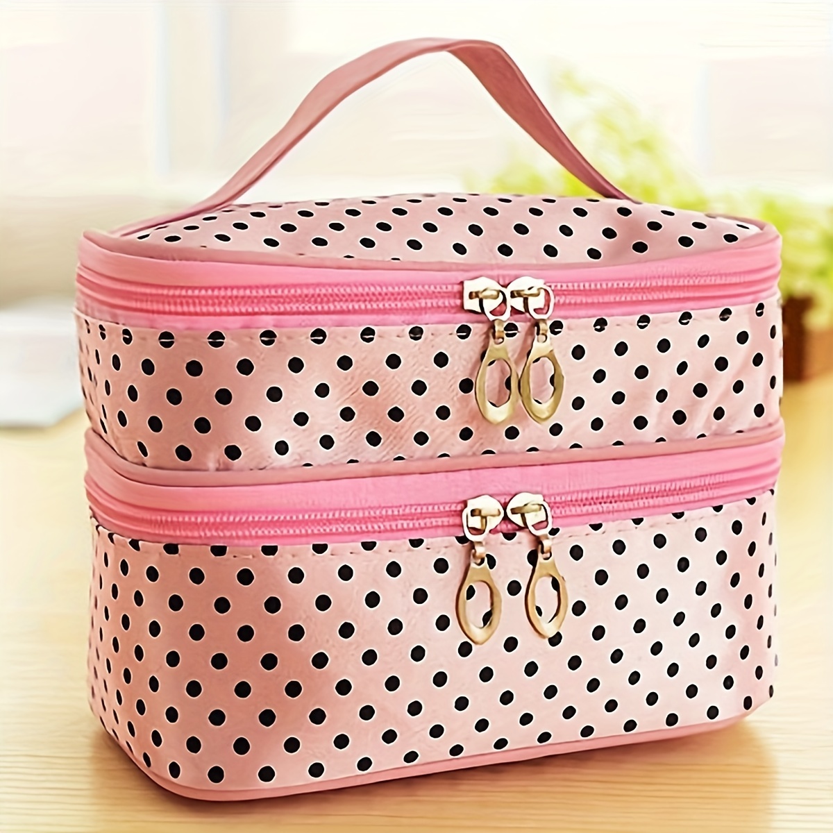 1pc Storage Case With Lid & Handle, Multi-layer Portable Hair Accessories  Organizer Box, Makeup Stationary Medicine Storage Organizer, Carrying Cases
