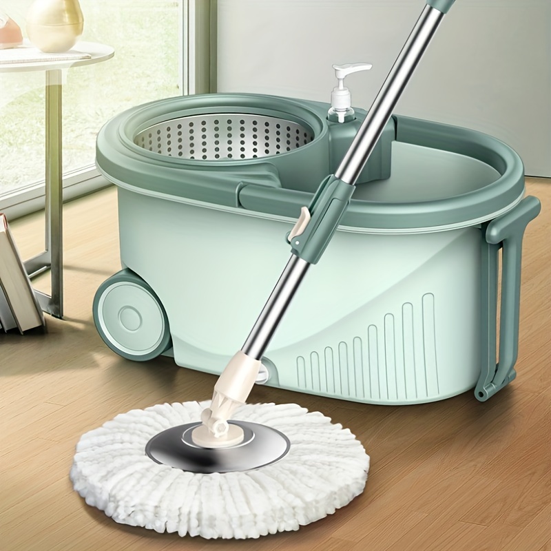 Mopas para limpieza de suelos con una botella de spray recargable y 2  almohadillas de microfibra lavables para uso doméstico o comercial mopa  plana para limpieza de suelos en seco y húmedo