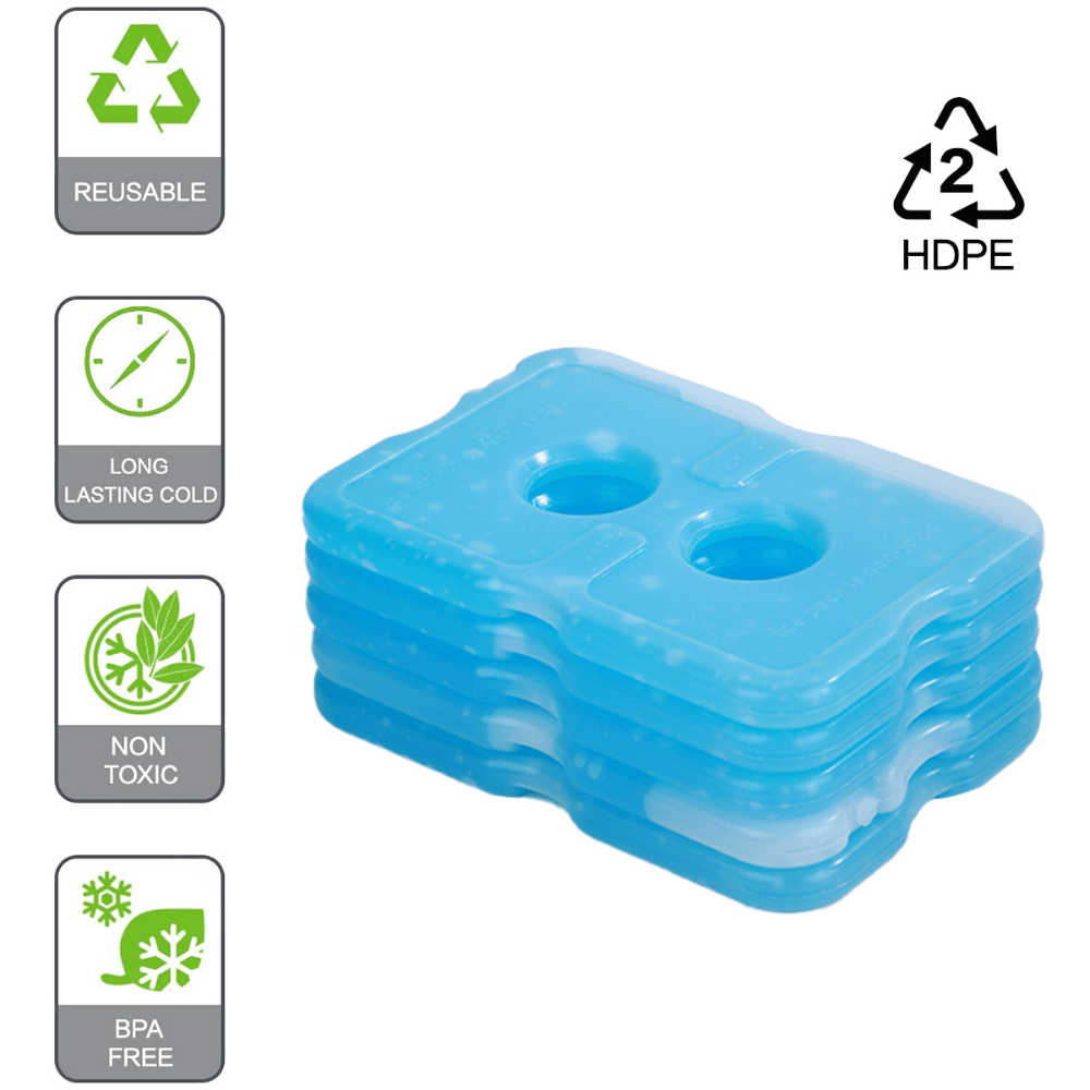 Hard HDPE Freezer Packs for Lunch Box Baby Bottles Ice Brick - China Freezer  Packs for Breastmilk Storage and Reusable Ice Pack price