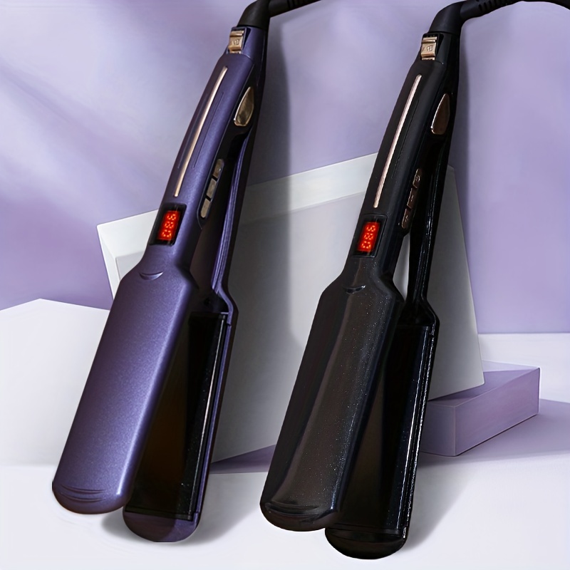 Professional Hair Straightener Flat Iron Piastra Larga - Temu Italy