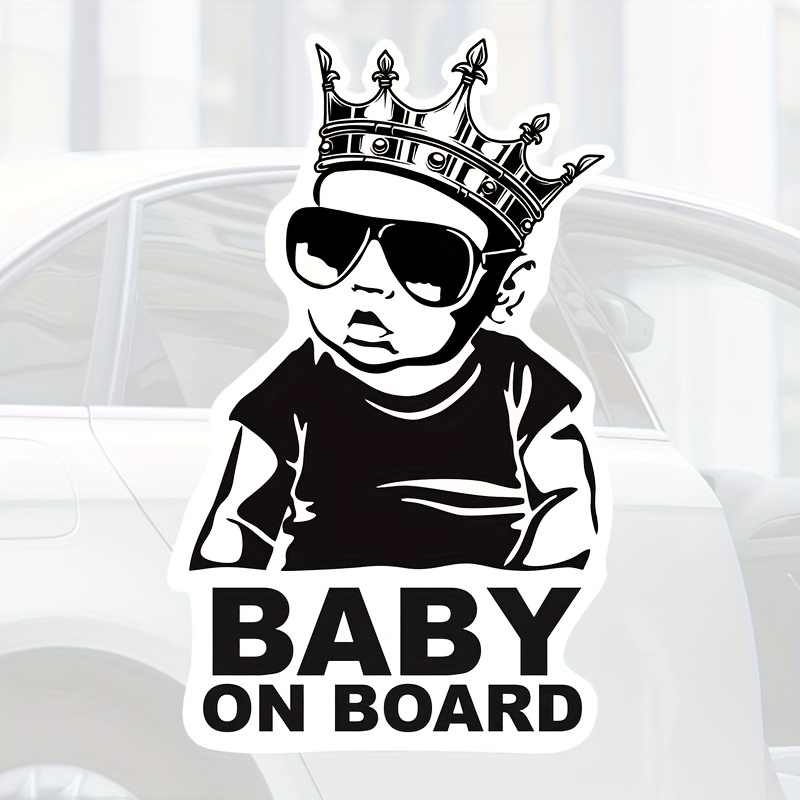 Autocollant Voiture auto Bébé à bord luffy one piece baby on Board