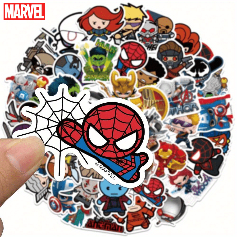 50Pcs Spidey and His Amazing Friends Stickers Pack,Waterproof Vinyl Sticker  for Laptop Water Bottle Luggage Snowboard Bicycle Skateboard Kids Teens