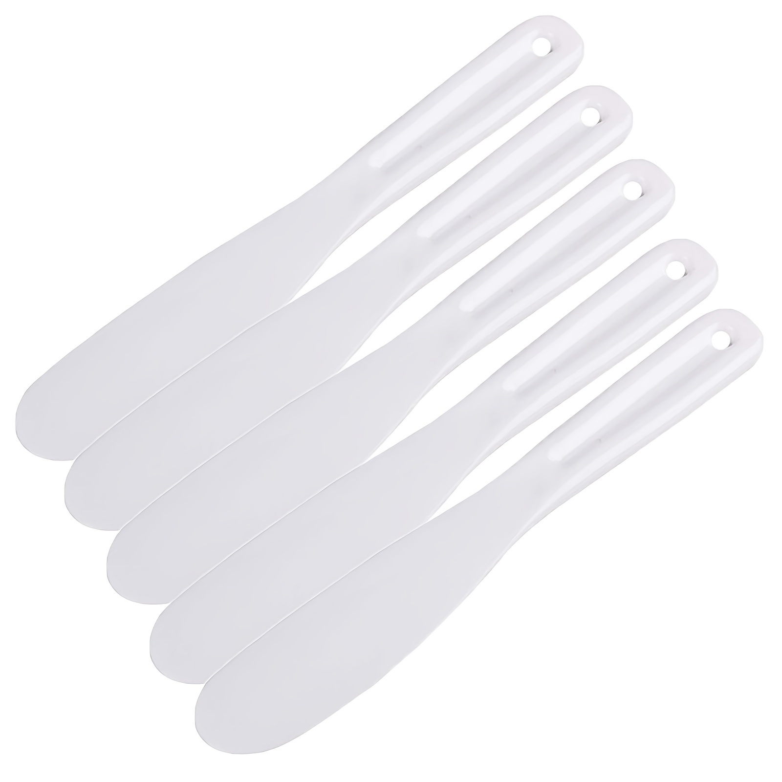 BTYMS 200 Pcs Disposable Makeup Spatula Mini Cosmetic Spatula Facial Mask  Spatulas Plastic Skincare Spatula for Mixing and Sampling Cream DIY Mask