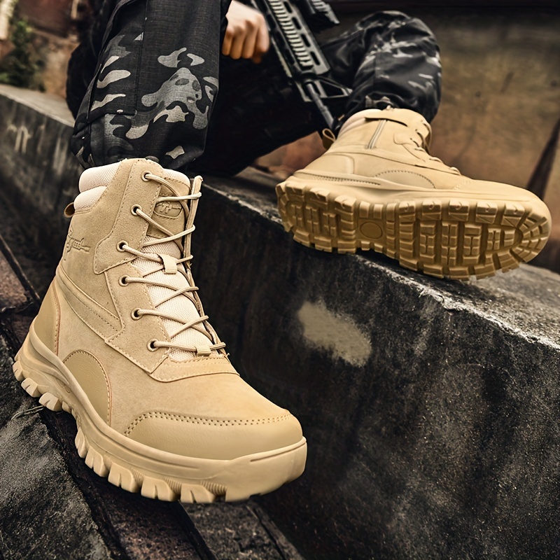 Botas De Militares Para Hombre Botas Tacticas Alta Zapatos Calzado  Resistente 
