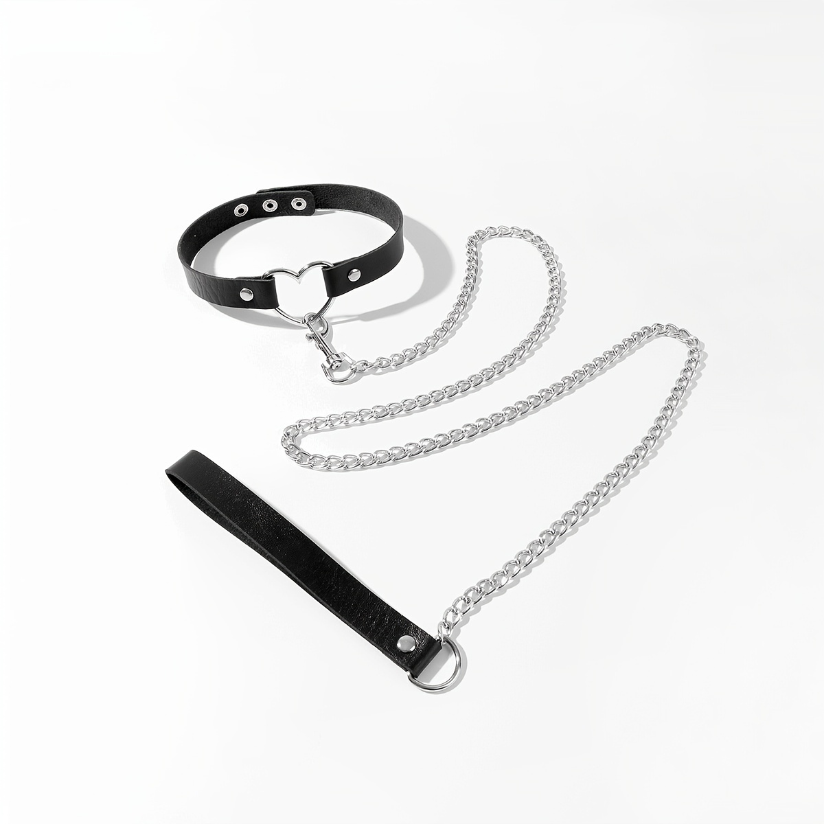  SM Nipple Clamps Neck Collar & Adjustable Male Cock Ties & 6  Different Sizes Cock Ring Sets : Health & Household