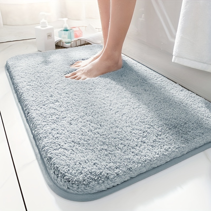 Alfombra de baño de goma antideslizante, de secado rápido, súper  absorbente, ajuste fino, lavable debajo de la puerta, alfombra de baño para  ducha