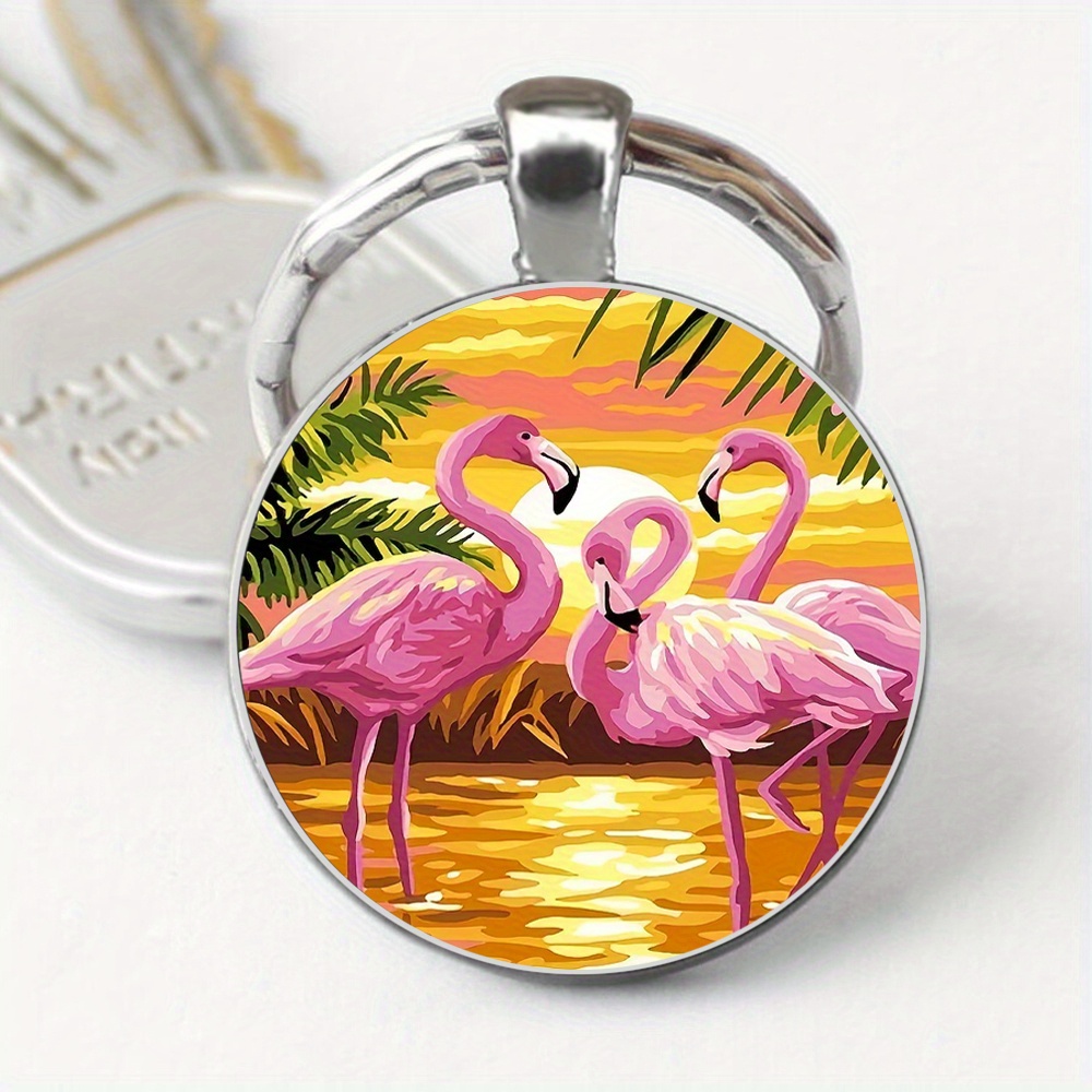 Flamingo on sale keyring next