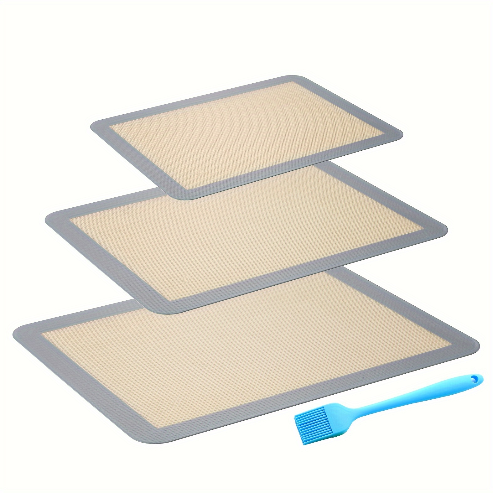1 Sheet Silicone Waterproof Non-slip Raised Edge Pet Feeding Mat, Pet Bowl  Mat, Anti-dirty Splash Flooring, Plate Mat For Small, Medium And Large Pets
