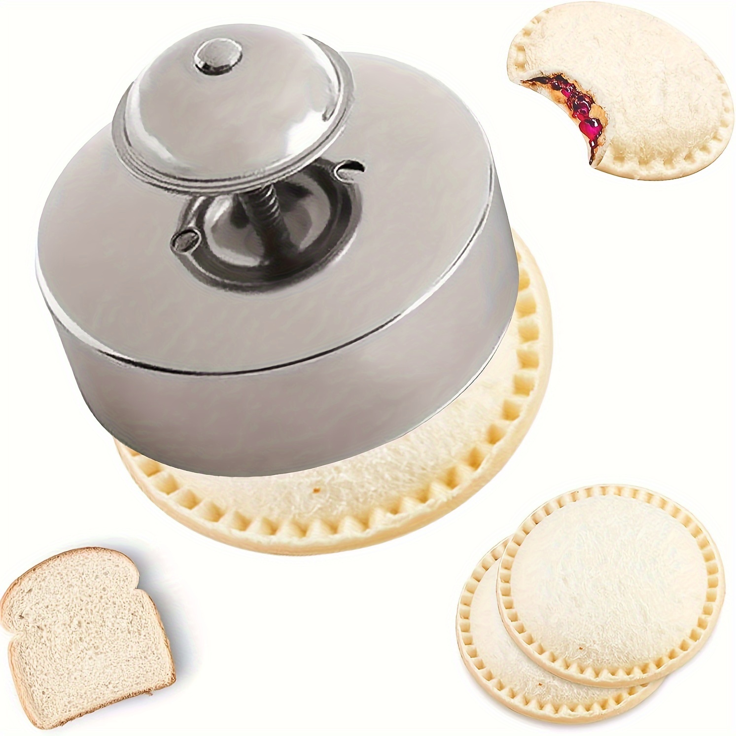 Cortador de sándwich para niños, juego de moldes de prensa de galletas,  molde de pan de Metal, molde para hacer tostadas y desayuno - AliExpress