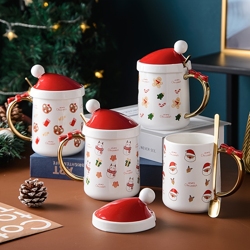 400ml 500ml Custom Reusable Cup Christmas Mugs Ceramic New Style Christmas  Mug for Kids Christmas Mug - China Water Bottle and Cup price