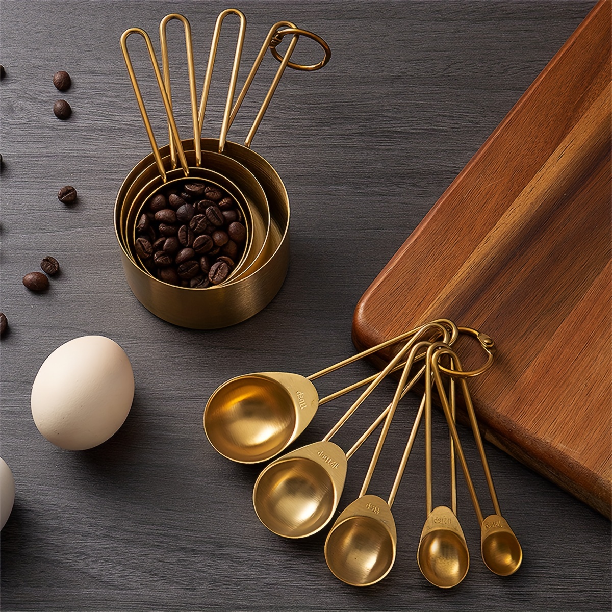 Copper-Brass: Measuring Spoons for the Stylish Kitchen – The Punctilious  Mr. P's Place Card Co.