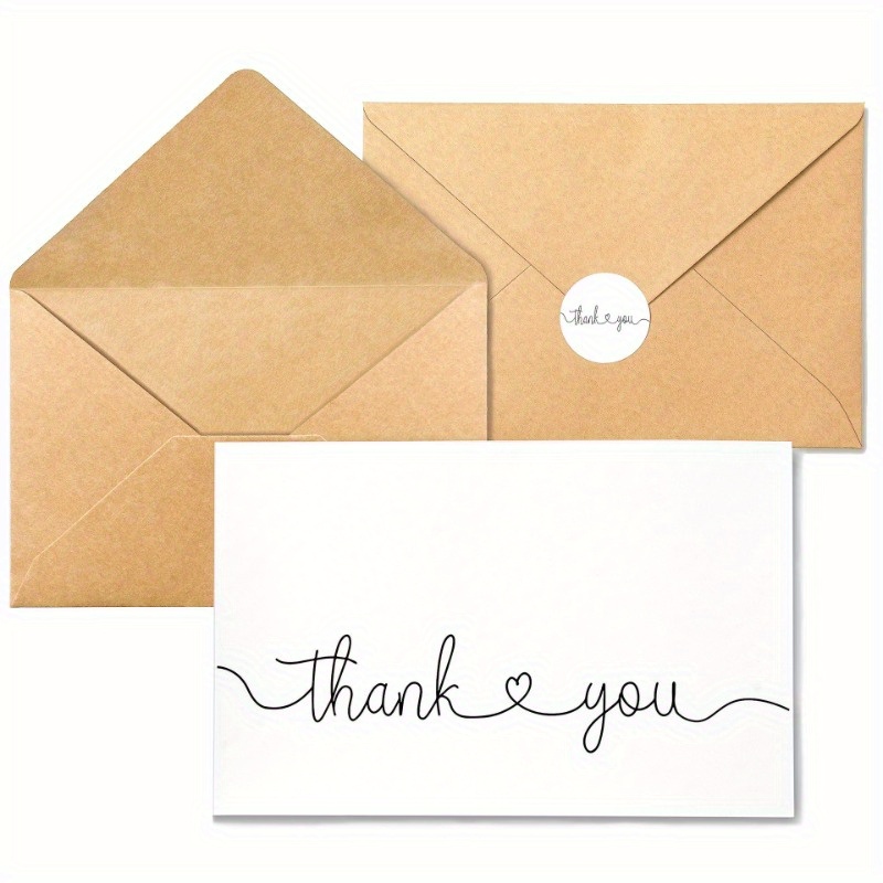 Thank Cards Envelopes Beyond Grateful 3.5x5 Wedding Thank - Temu