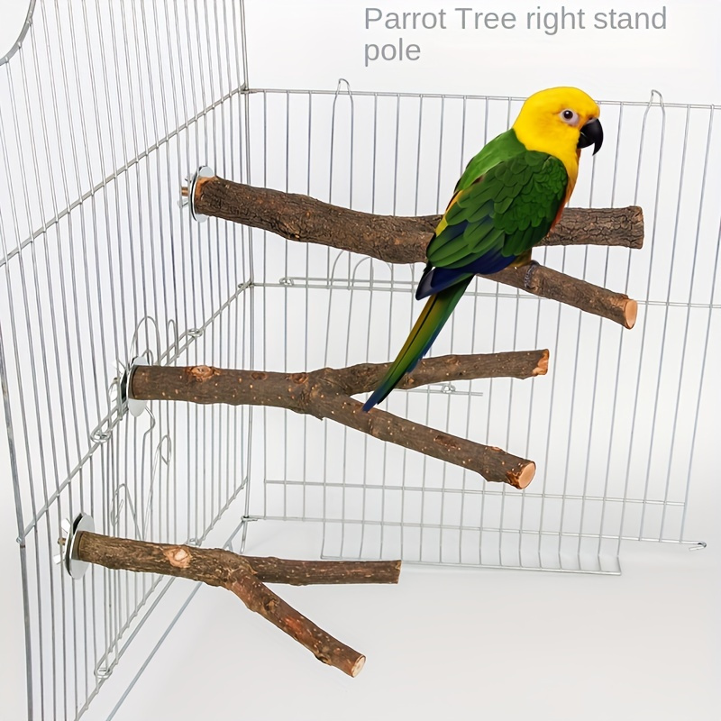 2 Pack Bird Hemp Rope Perch Swing, Bird Cage Stand Pole Accessories, Paw  Grinding Standing Climbing Perch for Parrot, Parakeet, Budgies, Lovebirds